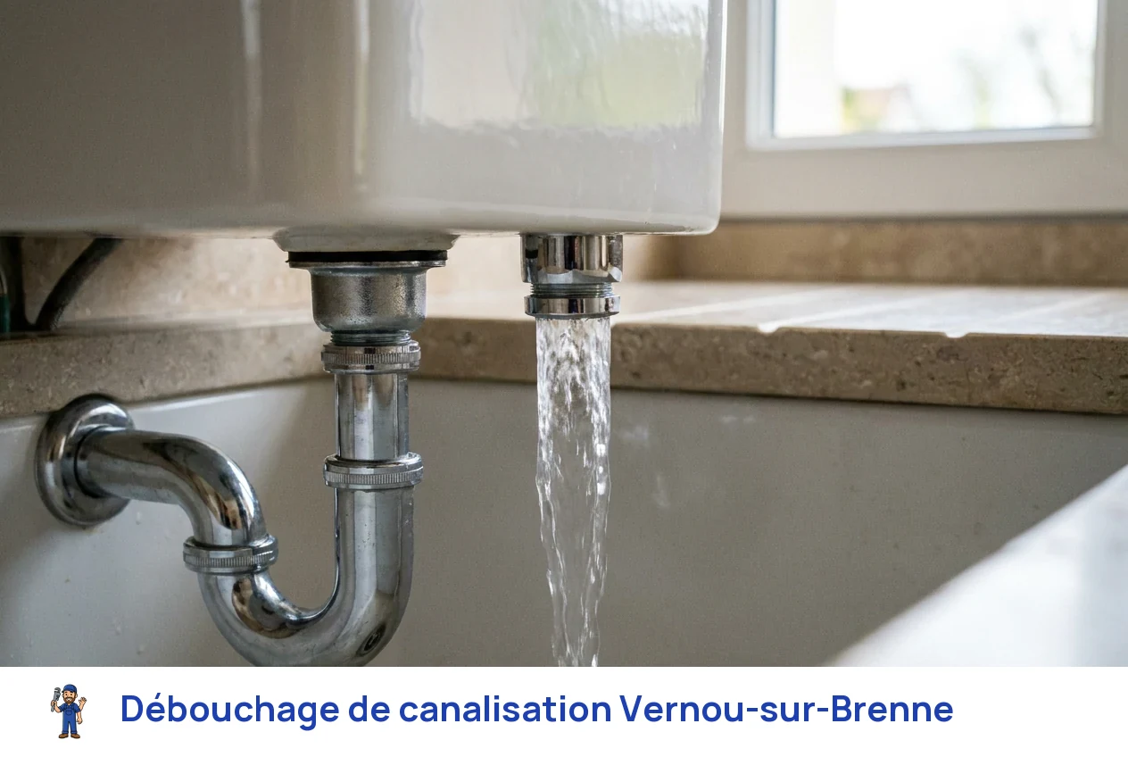 Débouchage de canalisation à Vernou-sur-Brenne