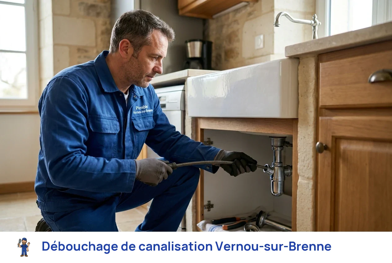 Débouchage de canalisation à Vernou-sur-Brenne