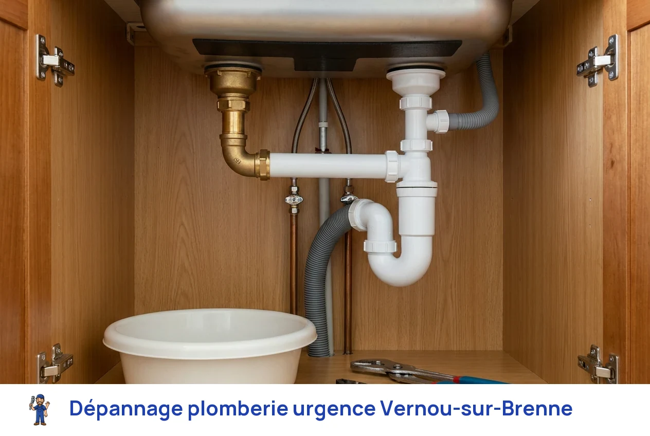 Dépannage plomberie urgence à Vernou-sur-Brenne