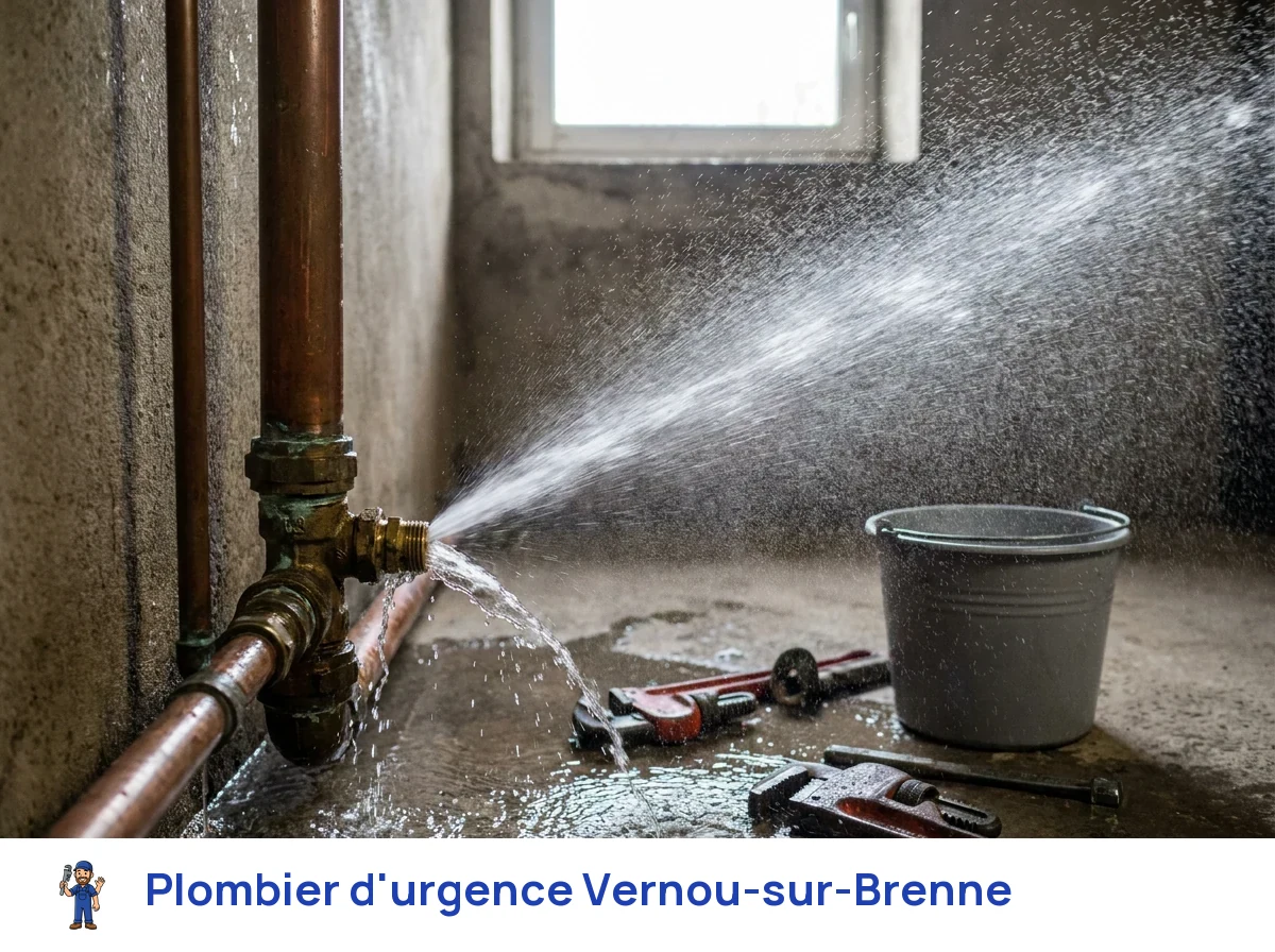 Plombier d'urgence à Vernou-sur-Brenne