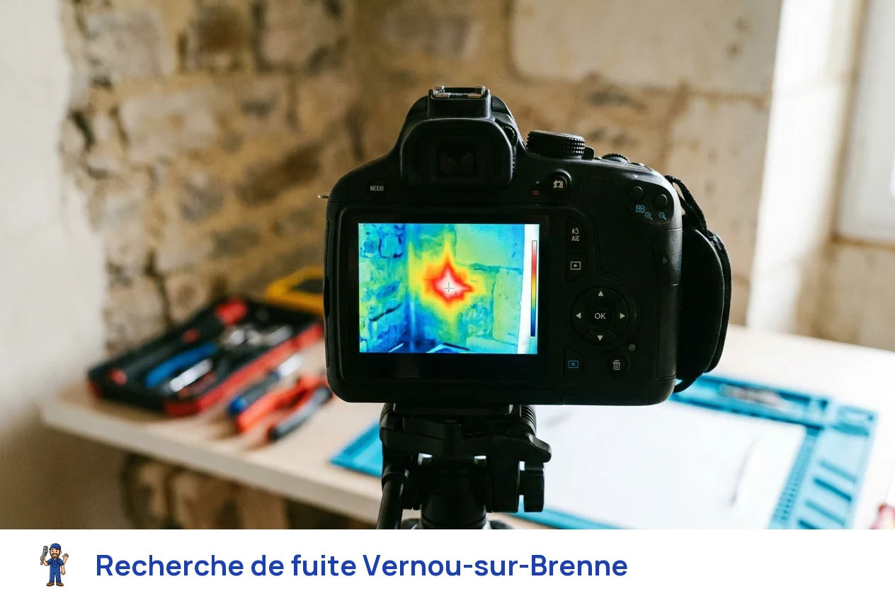 Recherche de fuite à Vernou-sur-Brenne