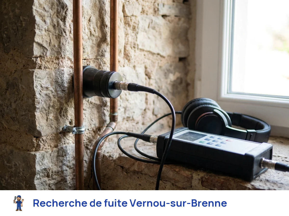 Recherche de fuite à Vernou-sur-Brenne