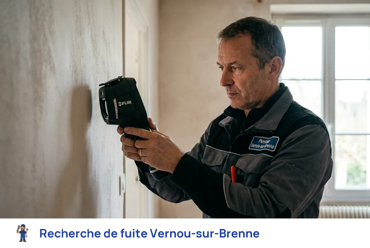 Recherche de fuite à Vernou-sur-Brenne