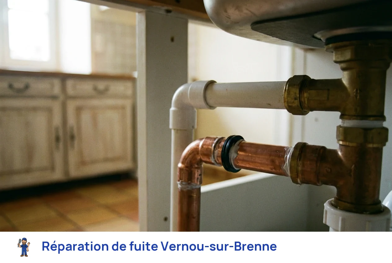 Réparation de fuite à Vernou-sur-Brenne